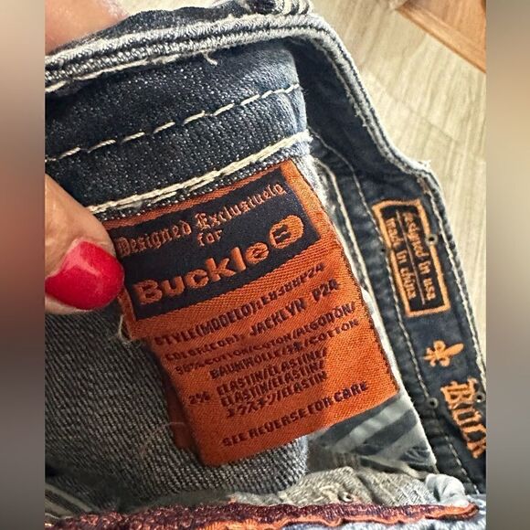 Rock Revival Jacklyn Capri Blue Denim Designed exclusive for Buckle E8388P24 - Picture 7 of 13